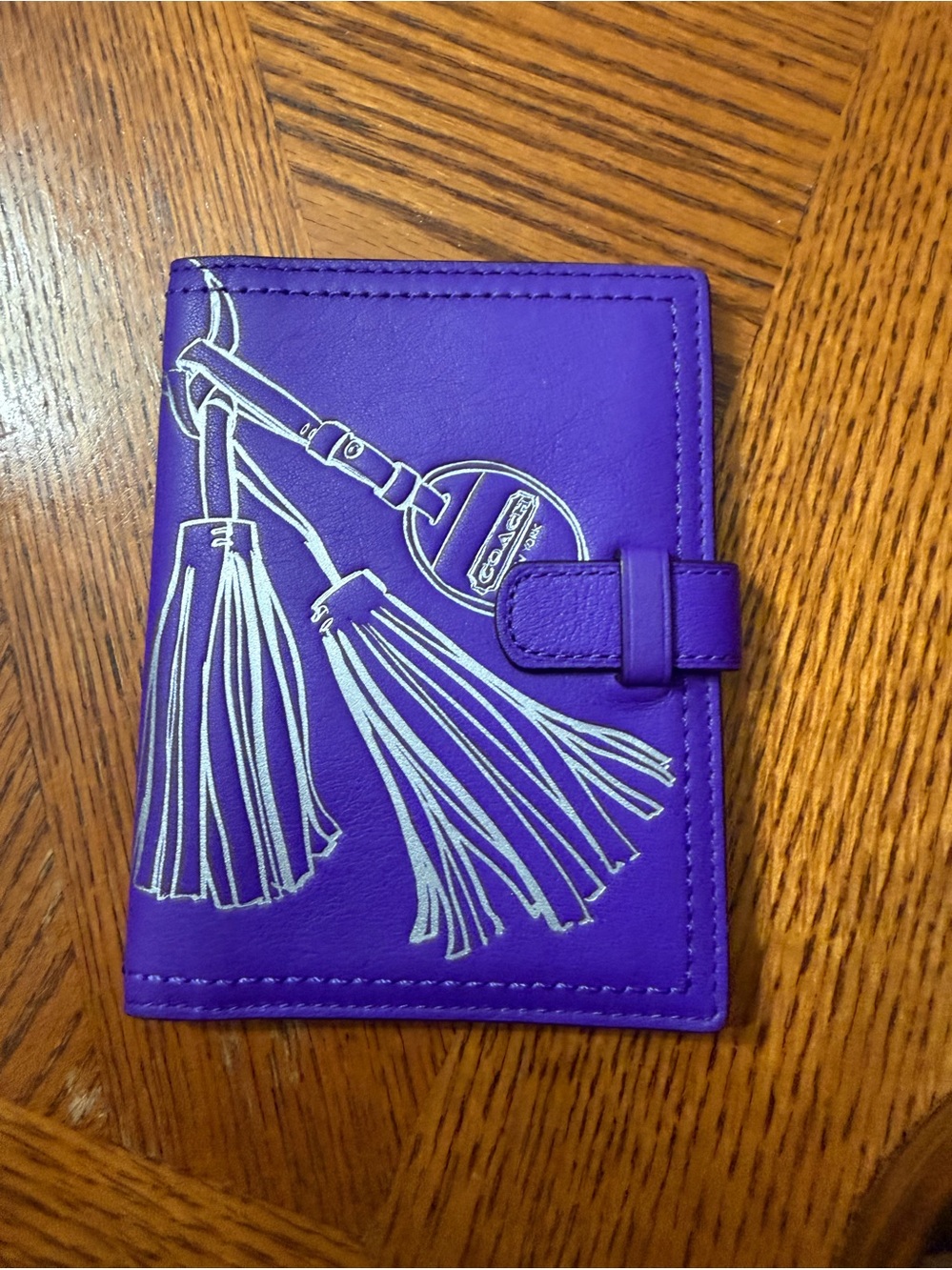 Coach Leather Passport Case/Wallet